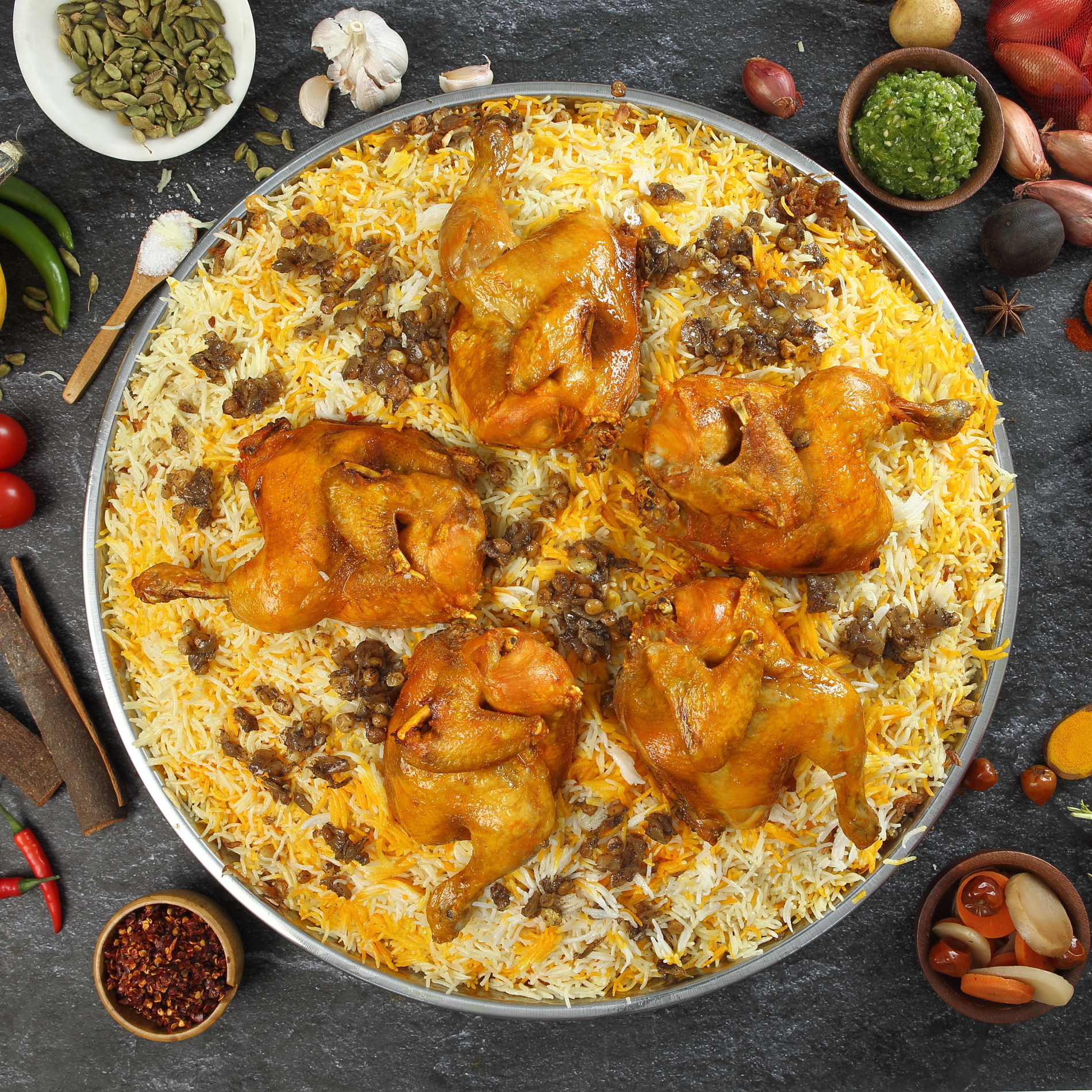 صينية مجبوس دجاج
