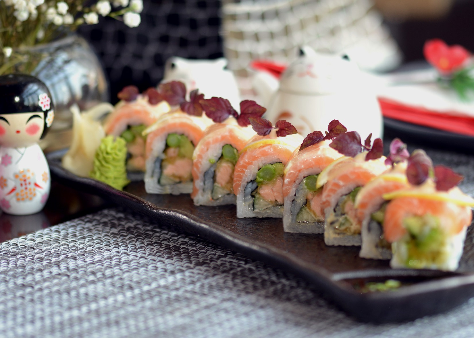 Salmon Lemon Maki 8pcs