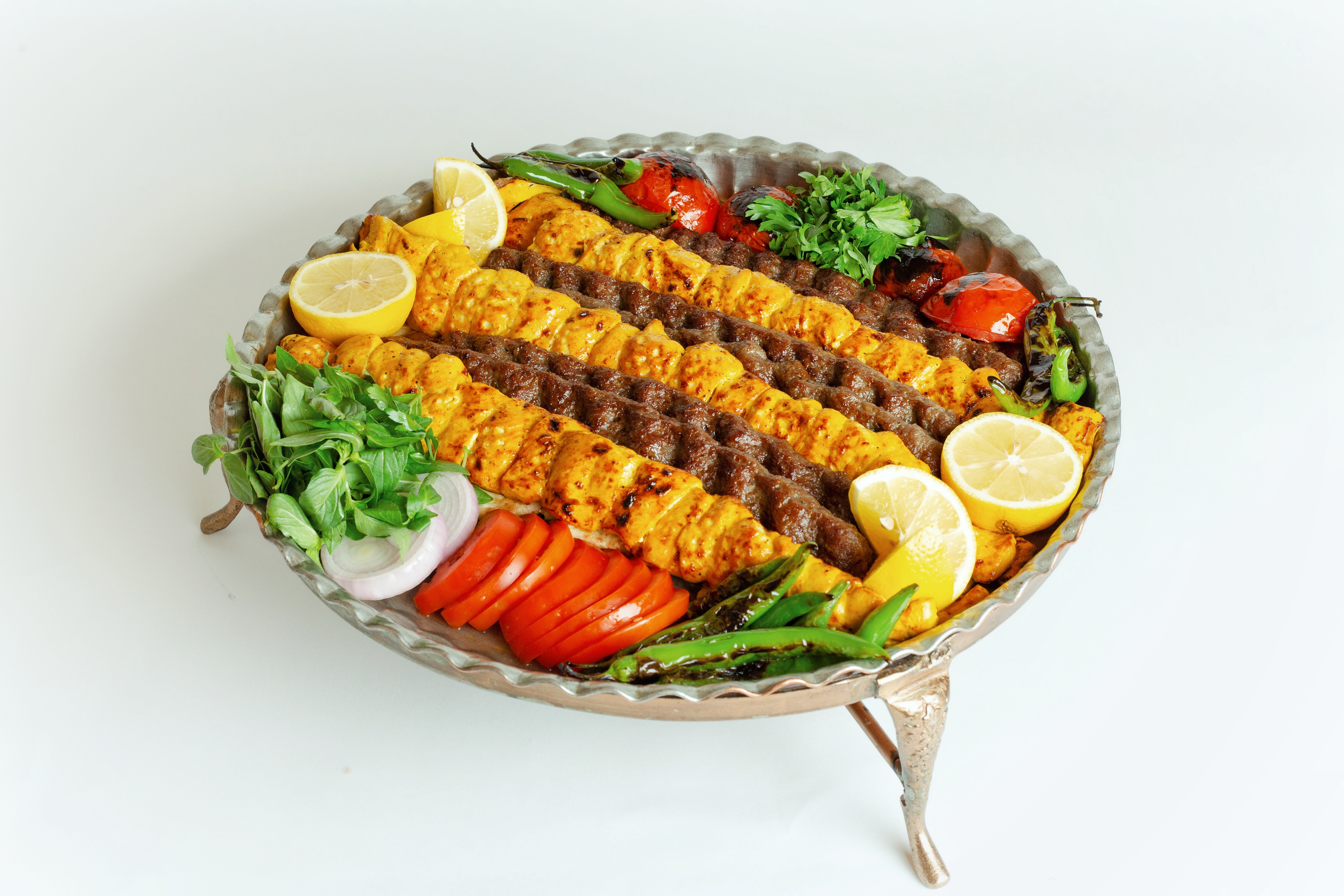 صينية مكس جوجه و كوبيده بدون عيش (5 الي 6 اشخاص)