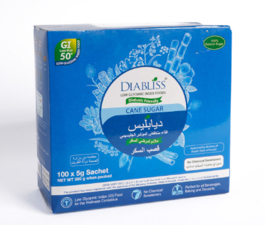 Diabliss Diabetic Friendly Cane Sugar 100x5 g