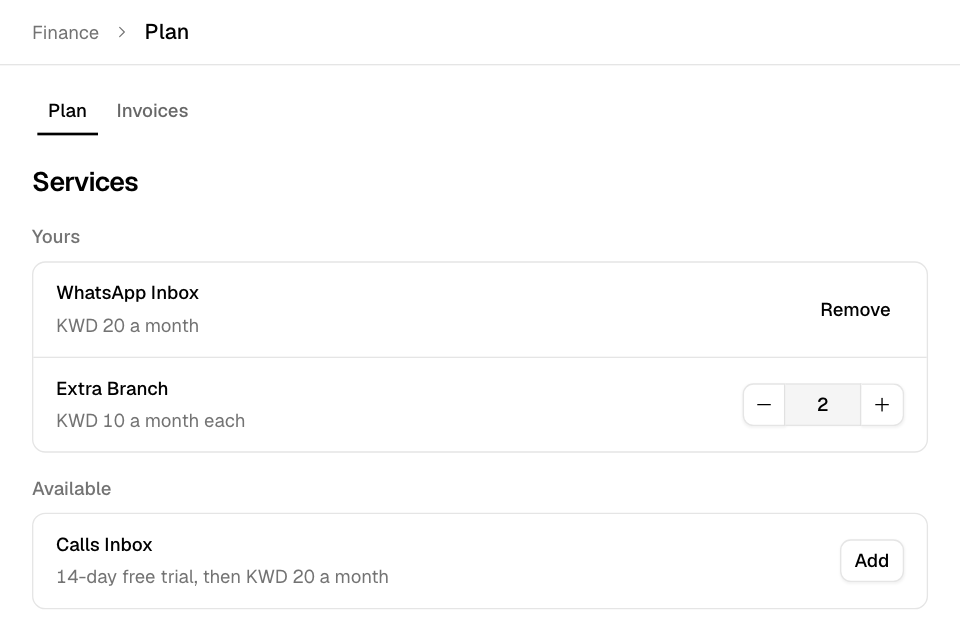 Services: what your store has and what you can add
