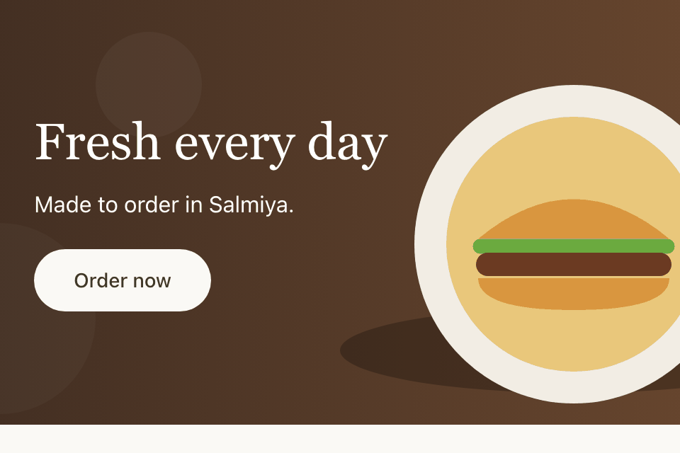 On your store: a Hero banner with a heading and a button