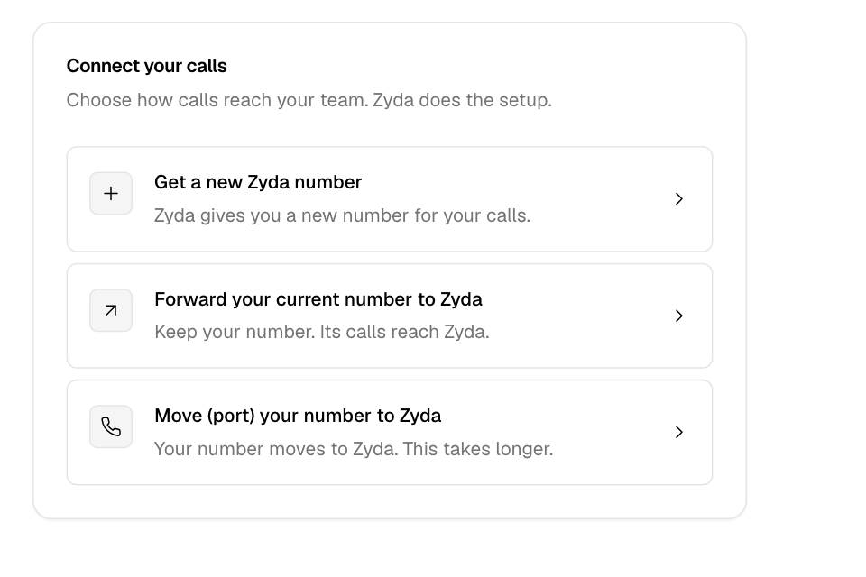 Choose how calls reach your team