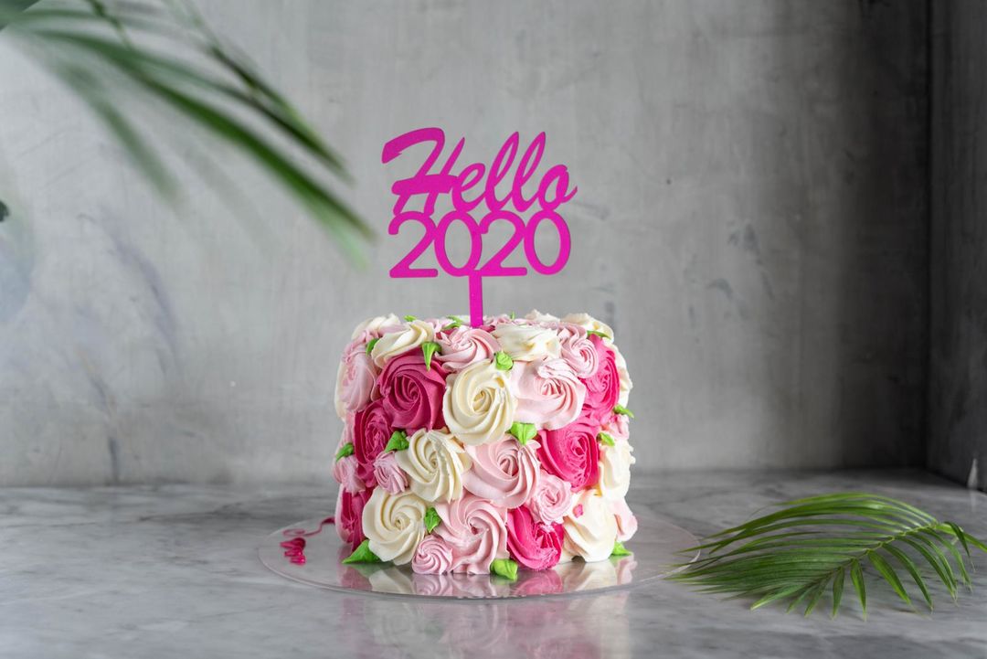 New Year Flora Cake