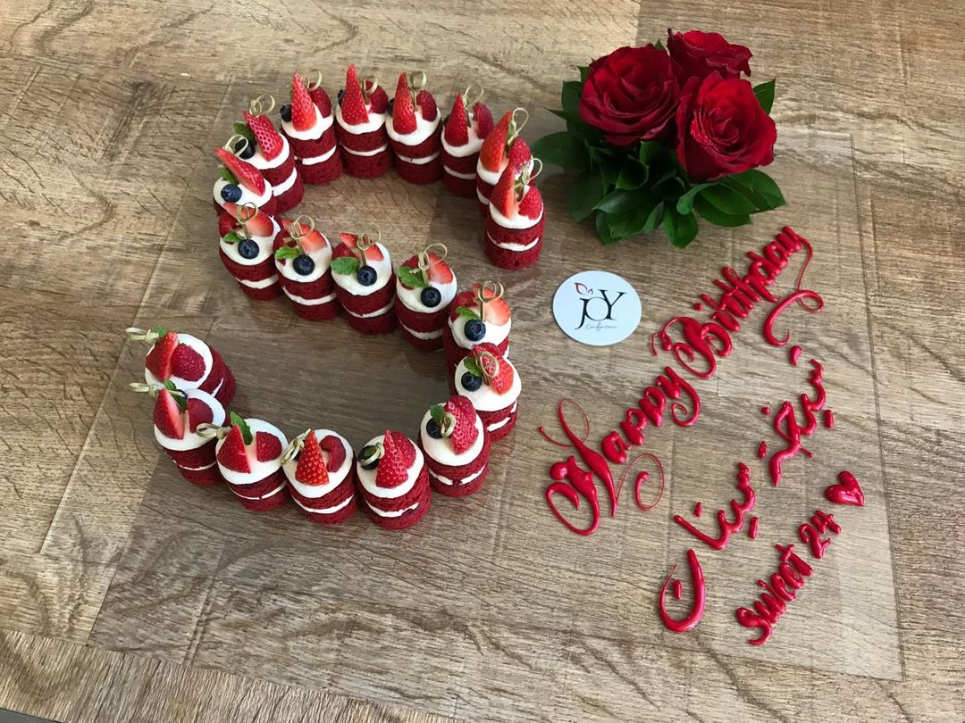 Letter Mini Red Velvet