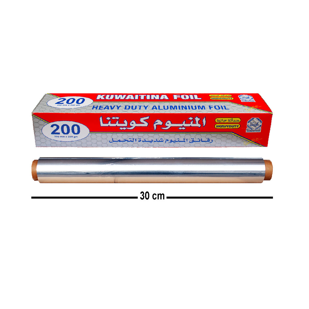 المنيوم فويل( قصدير )كويتنا 200 × 30 سم - للإستخدام المنزلي