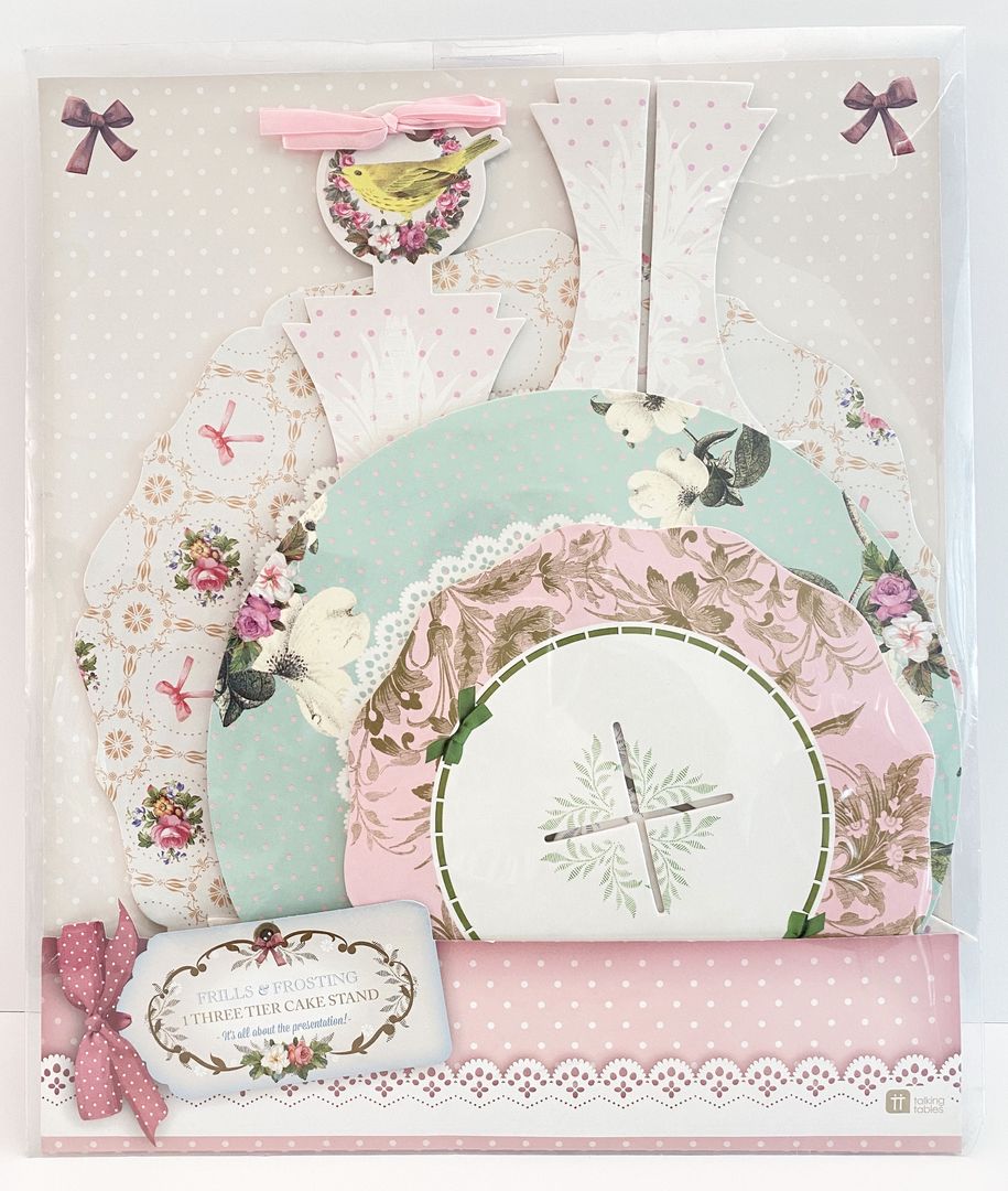 Frills and frosting cake stand