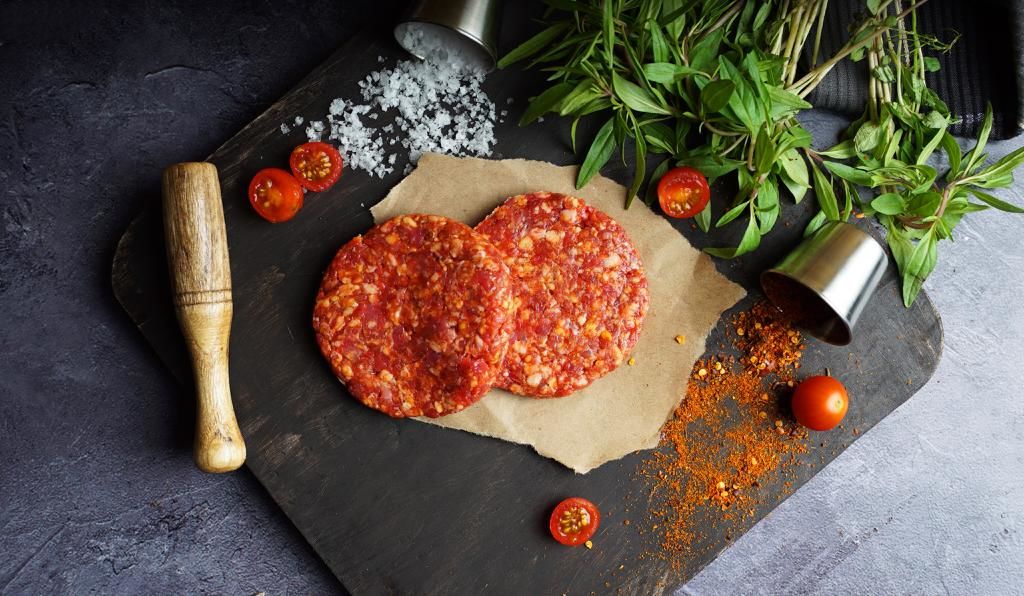 Beef Burger per KG