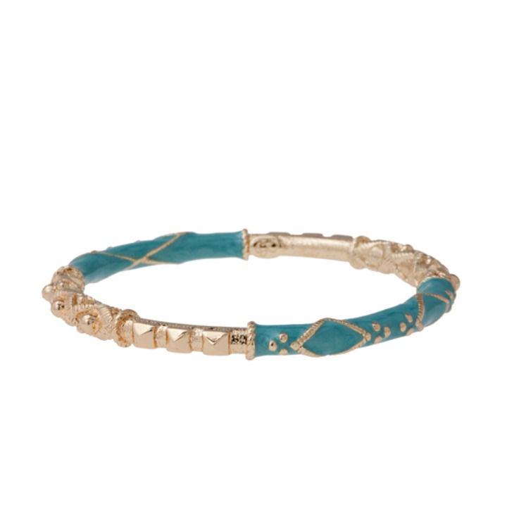 Soho Hearts - Grace Studded Bracelet - Turquoise