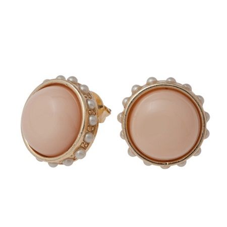 Soho Hearts - Scarlet Earrings - Cream
