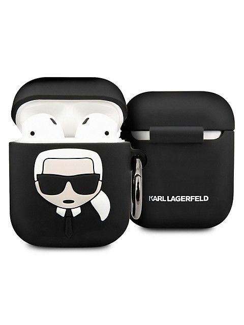 Karl Lagerfeld - Embossed 3D Logo AirPods Case Cover