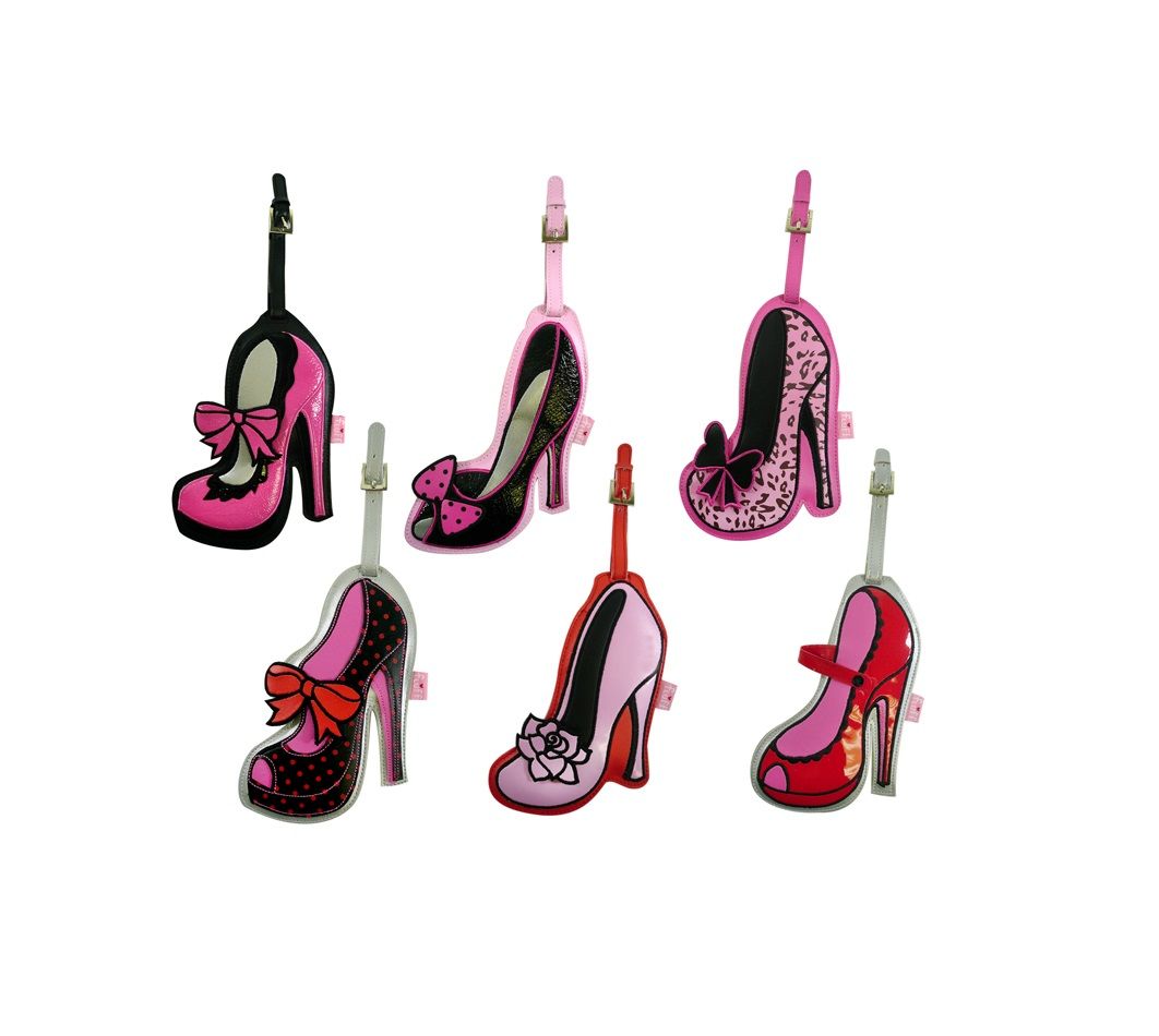 Burly Q Shoes Luggage Tags