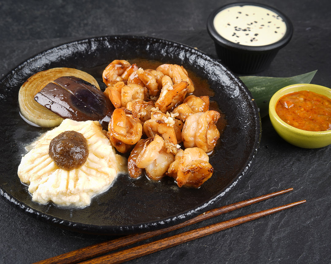 SHRIMP TEPPANYAKI