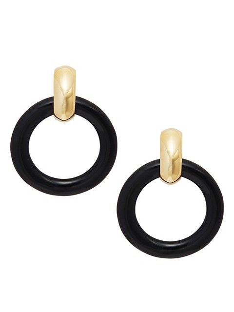 Kenneth Jay Lane - Hoop Clip Earrings