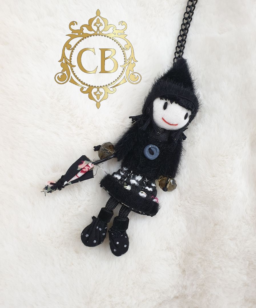 Black Doll Neaklace