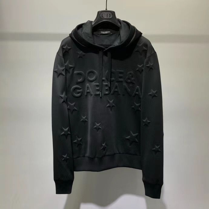 d&g black hoodie