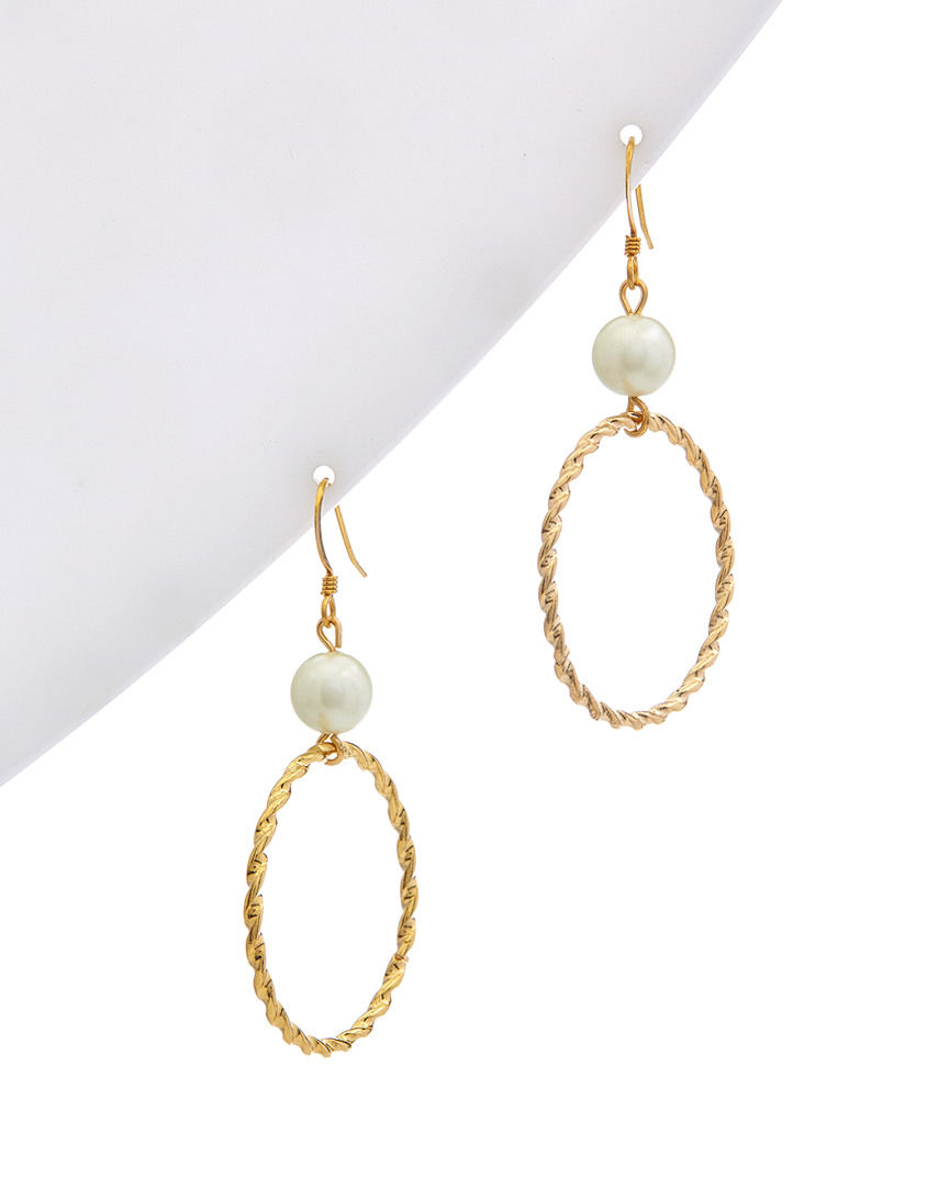 Kenneth Jay Lane - 22-karat Gold-plated Faux Pearl Earrings
