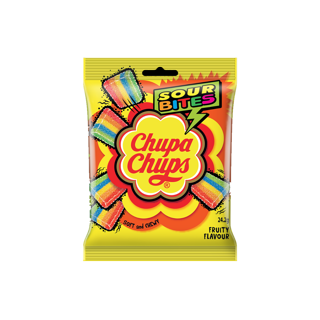 Chupa Chups Mixed Mini Fruit Sour Bites 85g