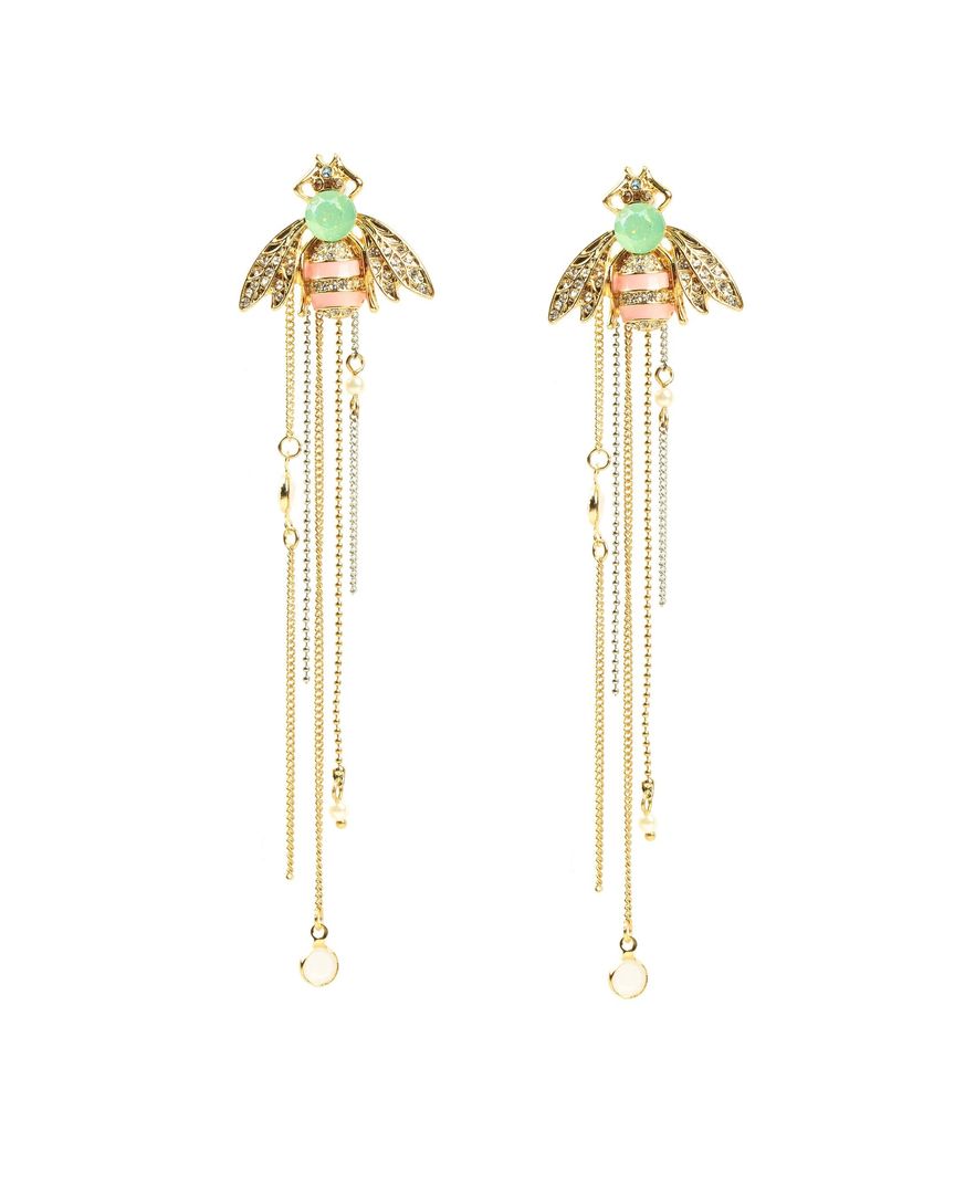 Eye Candy LA - Honeybee Fashion Earrings