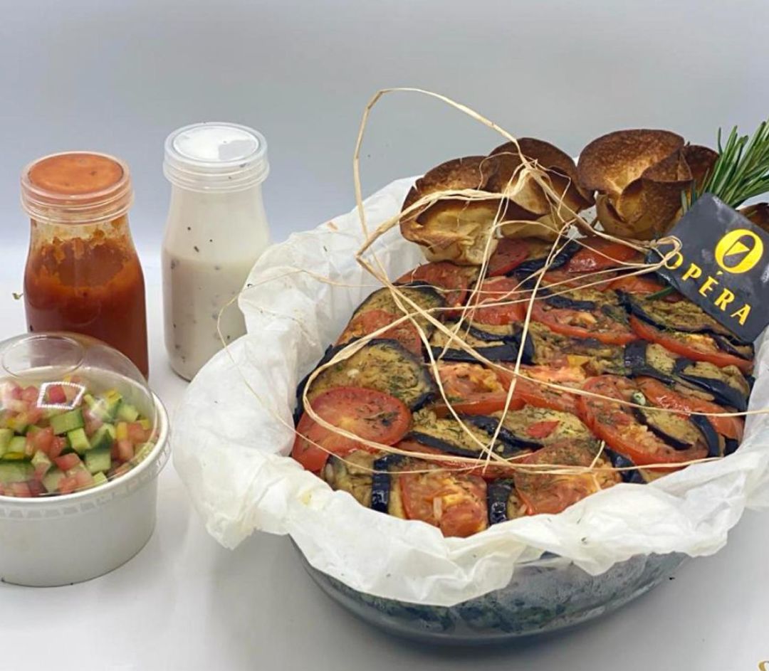 مقلوبة الباذنجان النباتية