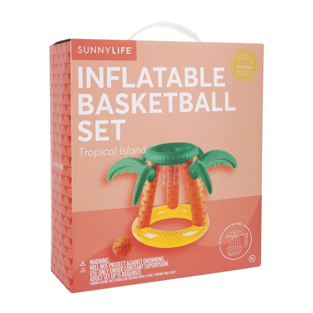 Inflatable Basketball Set Island