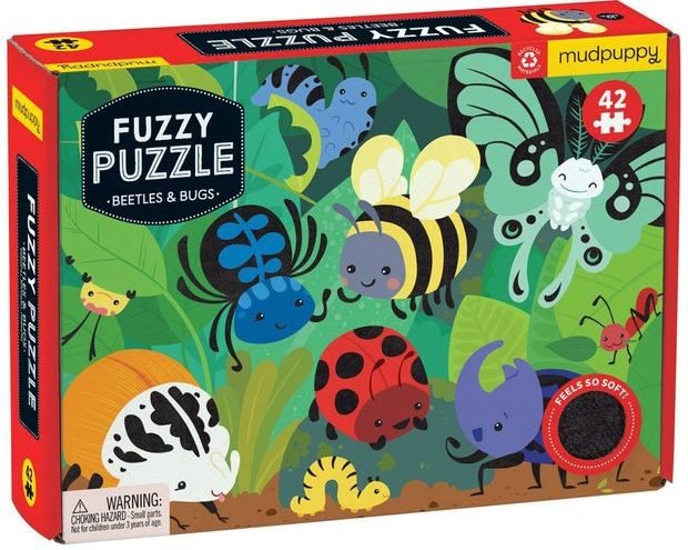Beetles & Bugs Fuzzy Puzzle