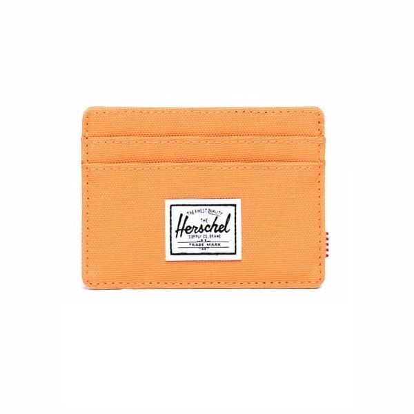Herschel Supply Co. Unisex Poly Card Holder Wallet - Orange