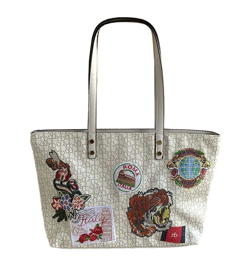 Roccobarocco - Cornelia Tote Handbag - Taupe