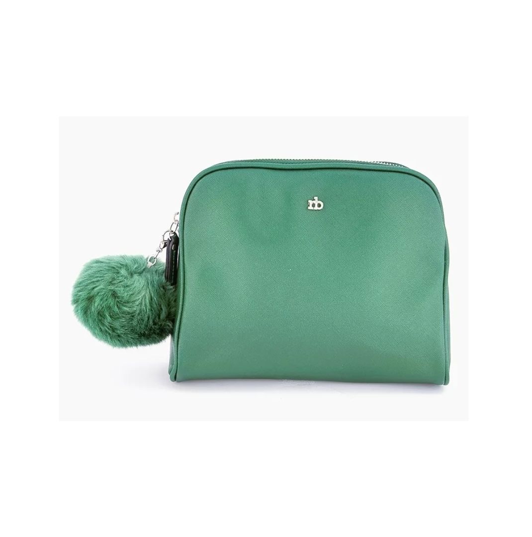 Roccobarocco - Plain Pouch Bag With Tassel - Green
