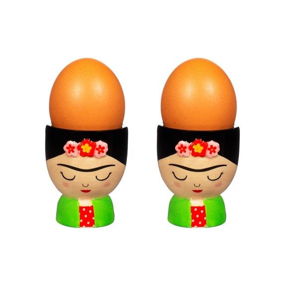 Frida Kahlo Egg Cup Set Of 2