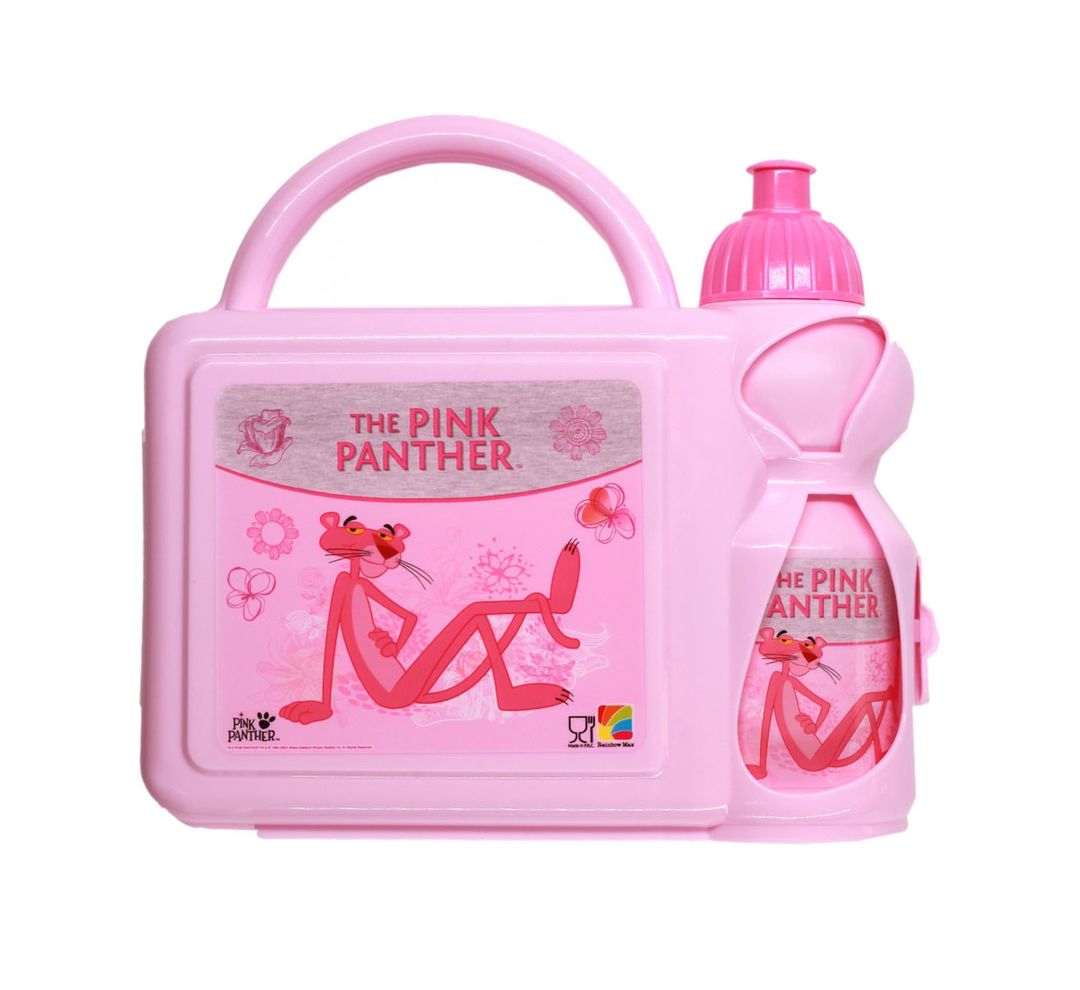 Pink Panther Lunch Box + Water Bottle