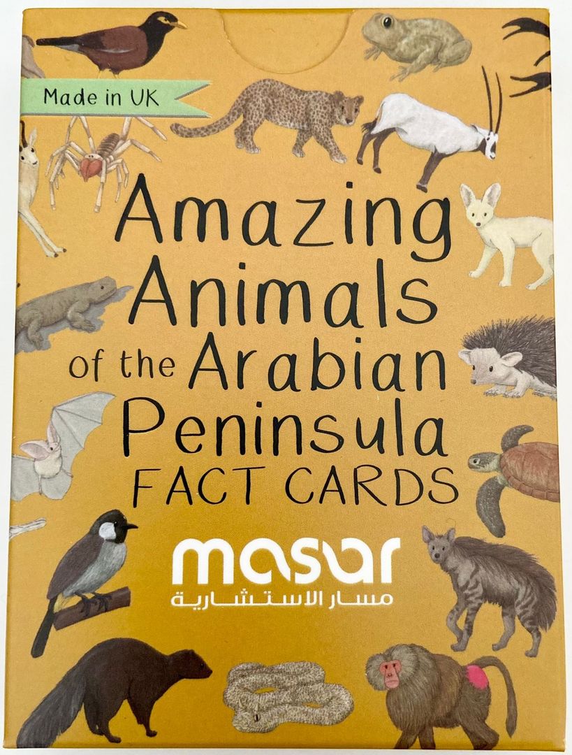 Amazing Amazing Animals of the Arabian Peninsula Fact Cards (NEW)