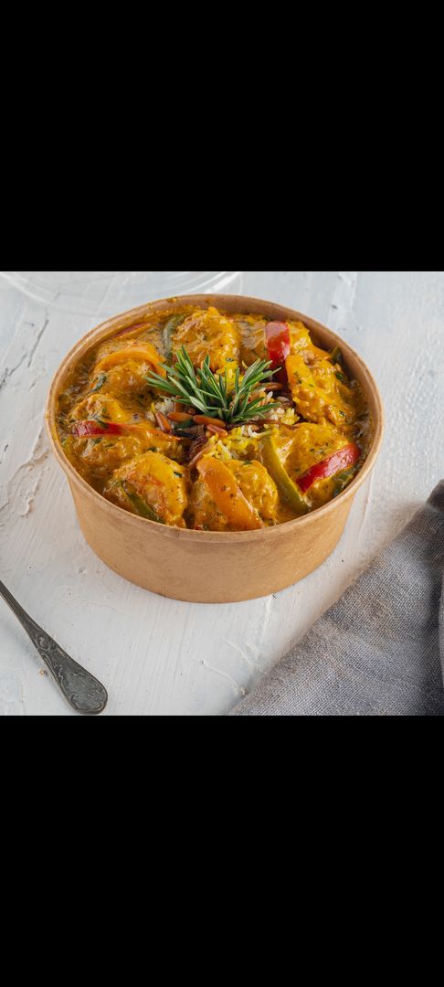 ربيان بكريمه الزعفران