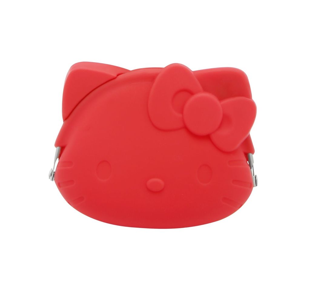 Hello Kitty - Kisslock Coin Purse Soft Rubber - Available 2 Colors