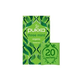 شاي النعناع الثلاث العضوي 20 كيس شاي Pukka