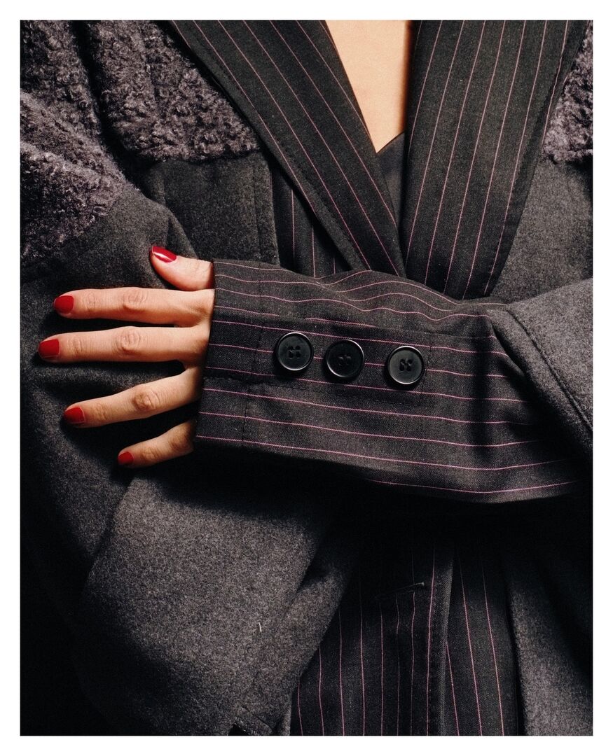 Blazer Bisht.