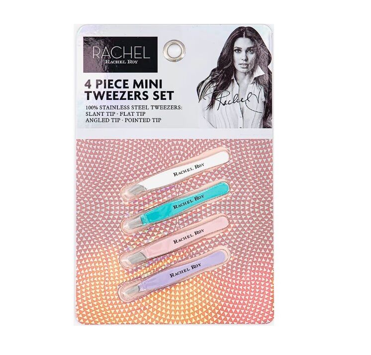 4 PCS Mini Pack Tweezers Set