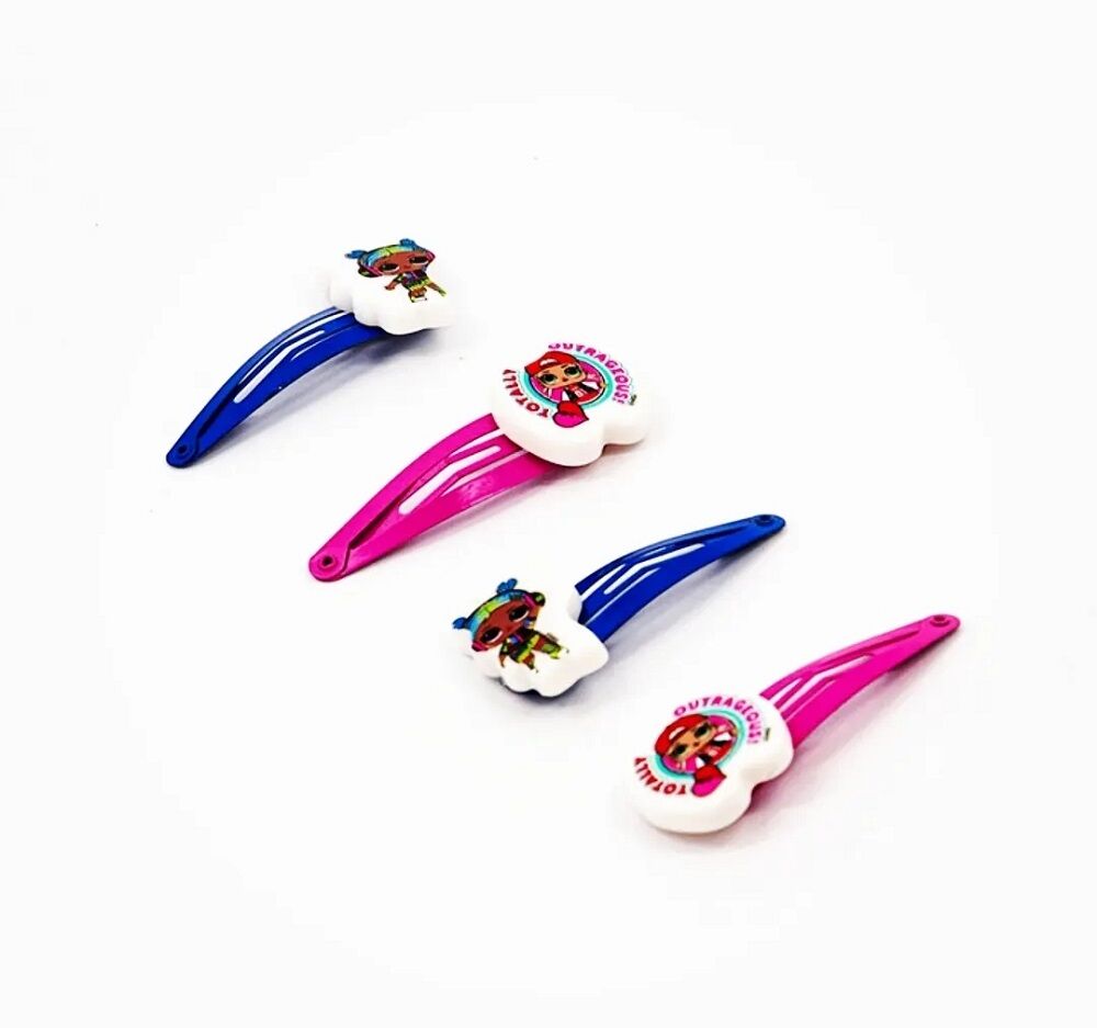 L.O.L Surprise! Printed 4PCS Hair Clip Set