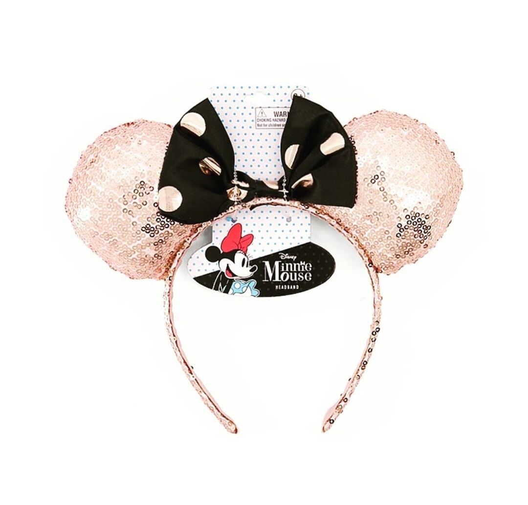 Minnie Mouse Ears Headband - Rose Gold