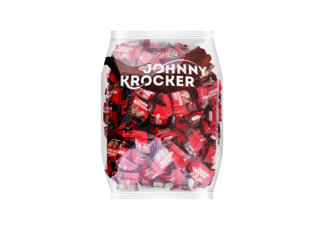 Roshen Johnny Krocker Wafer with Chocolate Cream filling (36 Pieces)