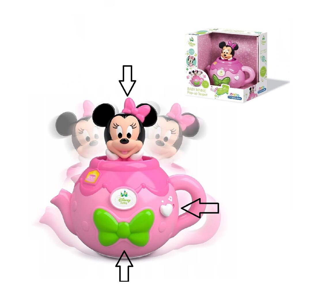 Baby Minnie Mouse Pop-up Teapot with Music Toy