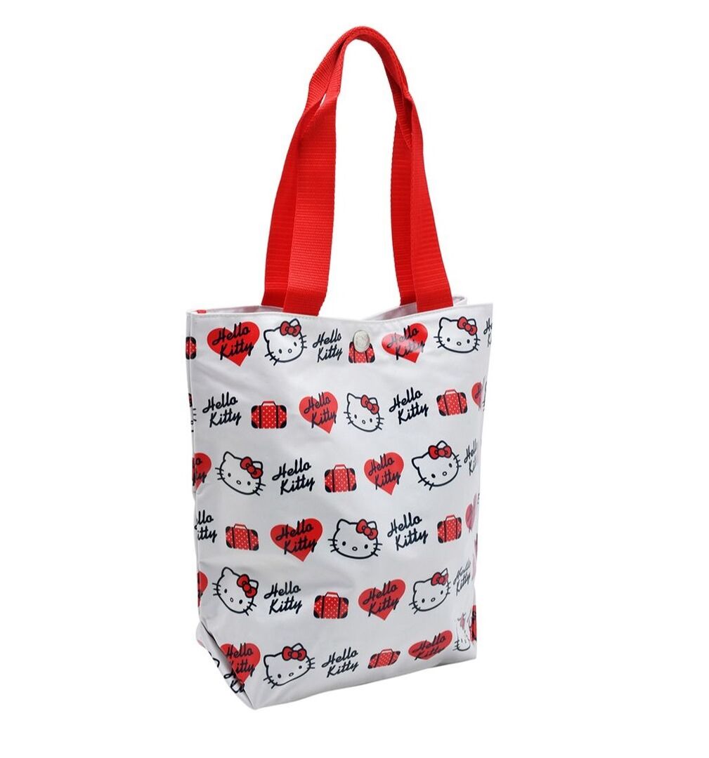 Hello Kitty Large Tote Bag Hearts -Available 2 Colors