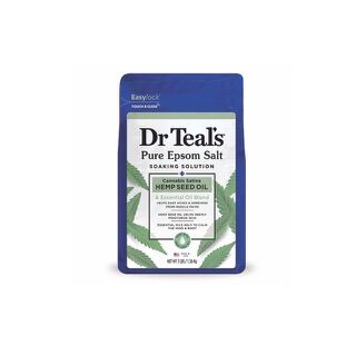 ملح الابسوم زيت بذور القنب 3LB ، Dr teal’s