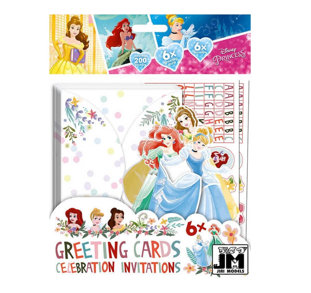 Disney Princess Greeting Cards Celebration Invitation