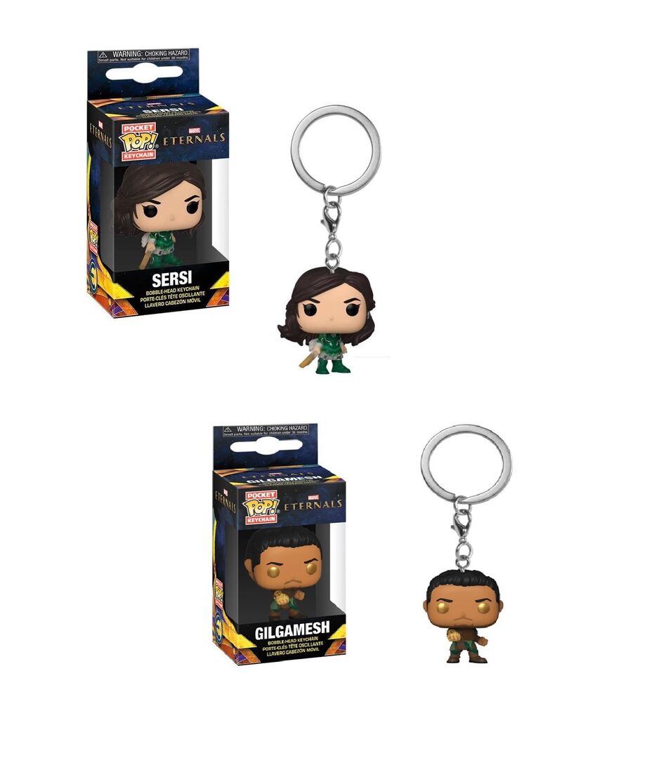 Funko Marvel Eternals - Sersi & Gilgamesh POP Keychain