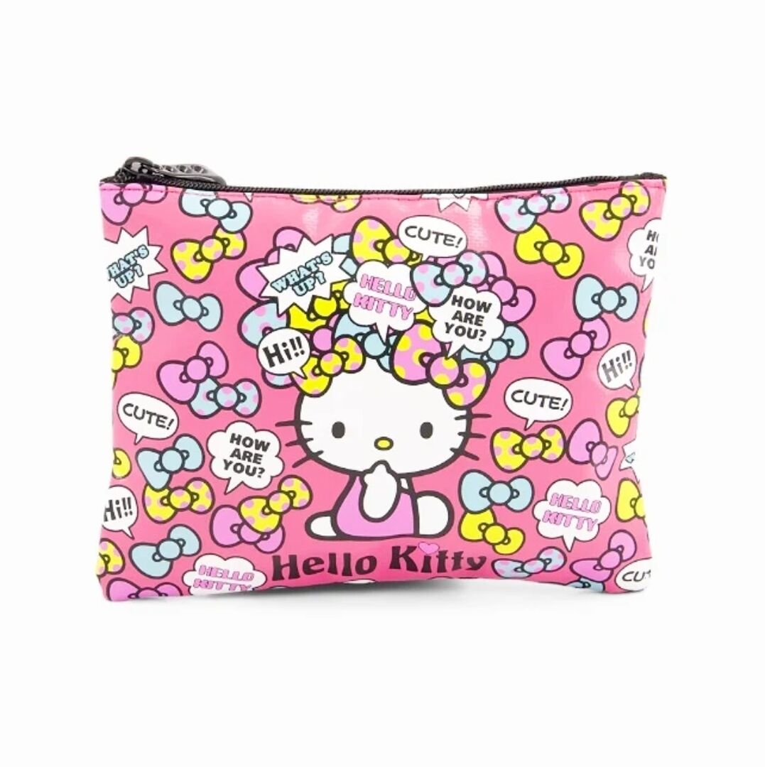 Hello Kitty Allover Print Flat Pouch Pouch