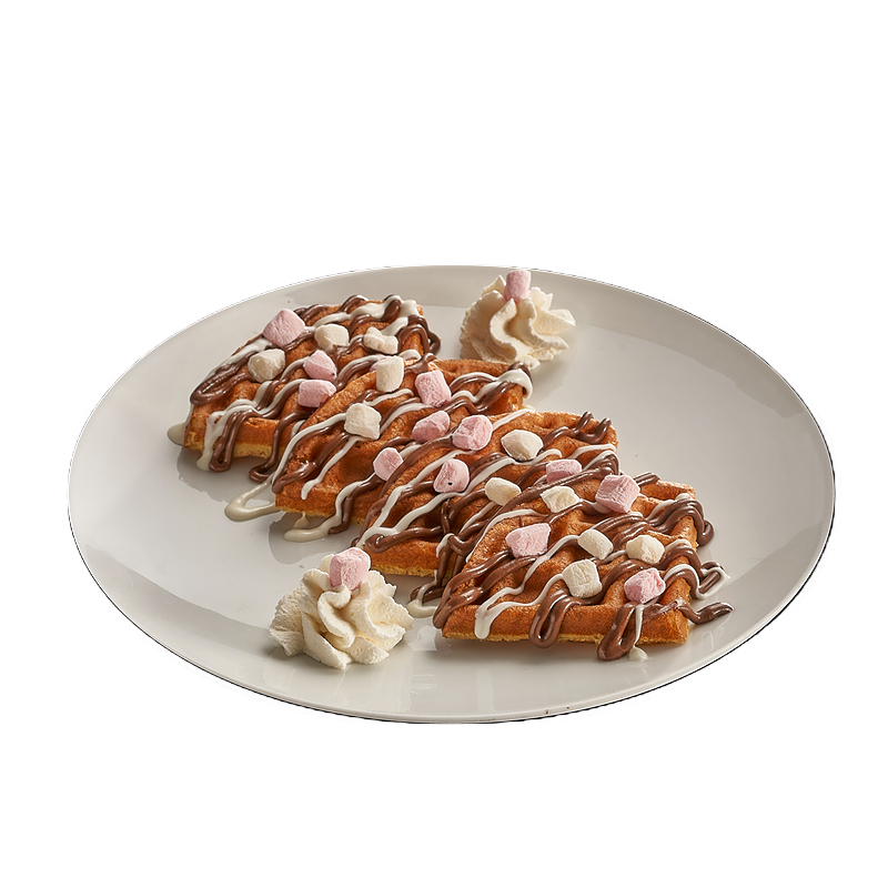 Marshmallow & Nutella Belgian Waffle - Enjoy IT