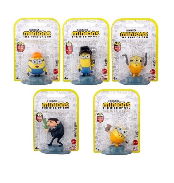 Minions The Rise Of Gru Mini Figures