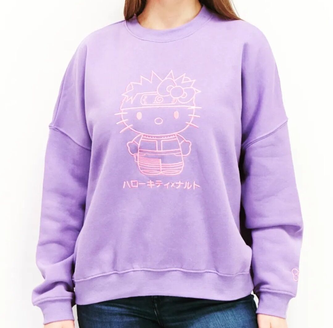 Hello Kitty Long Sleeve Sweatshirt - Purple