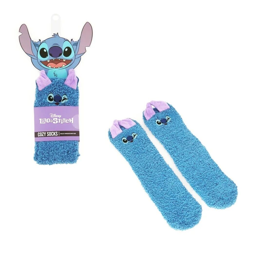 Disney Stitch Fluffy Socks